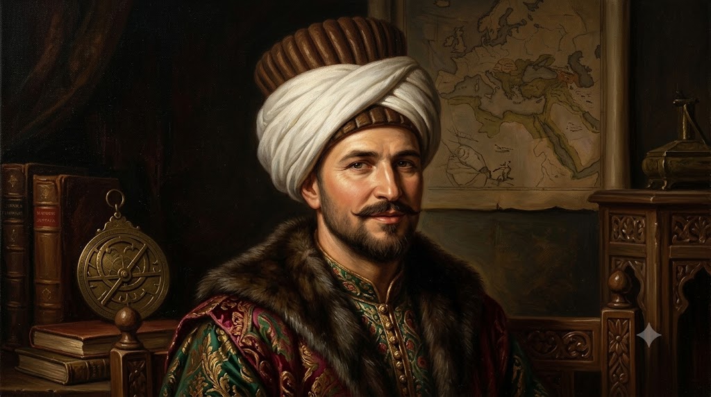 Evliya Çelebi portresi